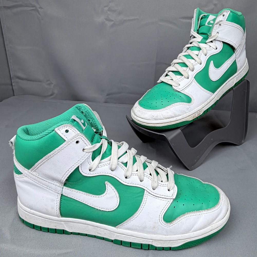 Nike Dunk High Stadium Green White Mens Size 8.5 DV0829-300 Sneakers